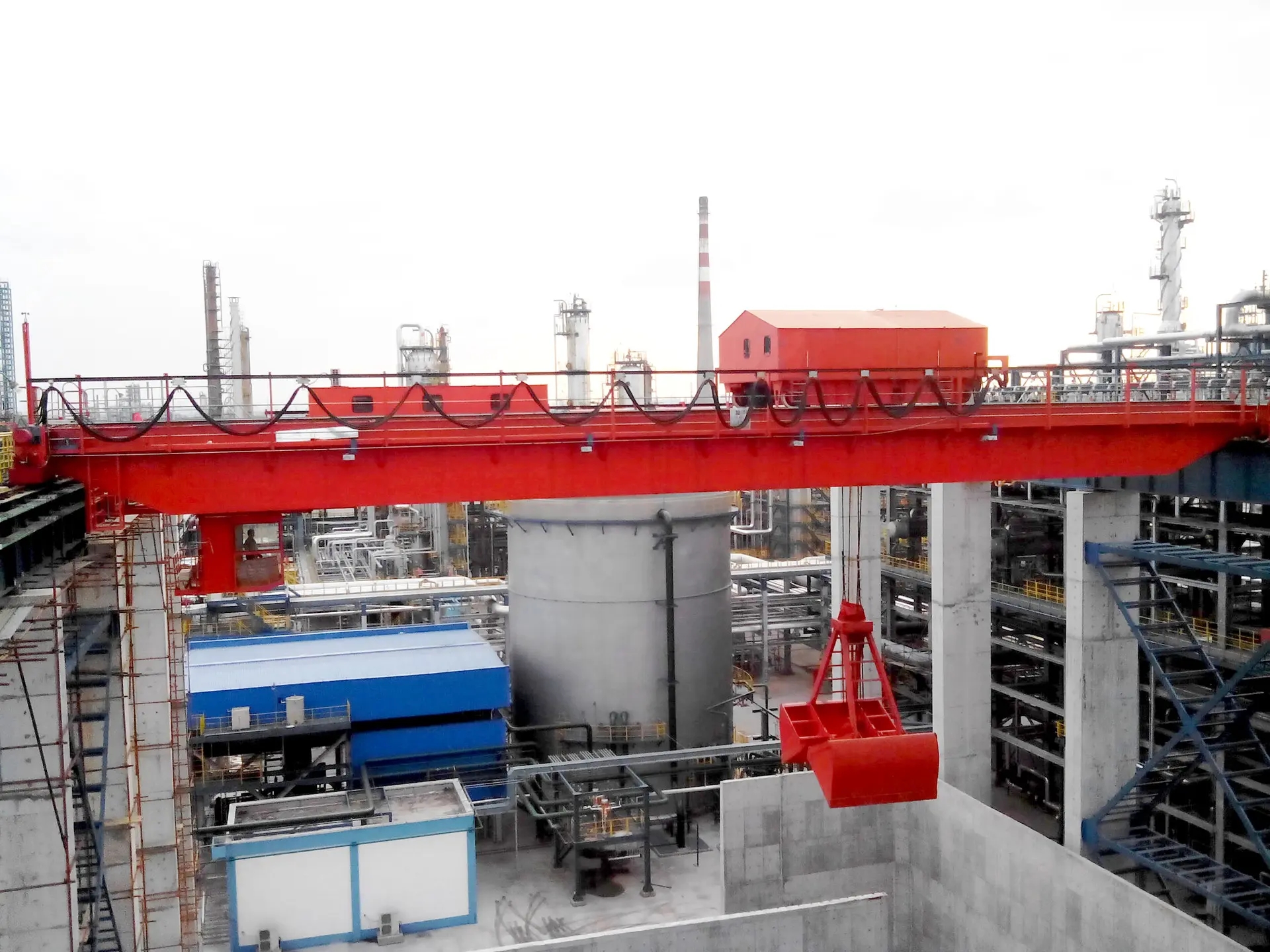 5噸、10噸QZ型雙梁抓斗橋式起重機(jī)（行車）技術(shù)參數(shù)
